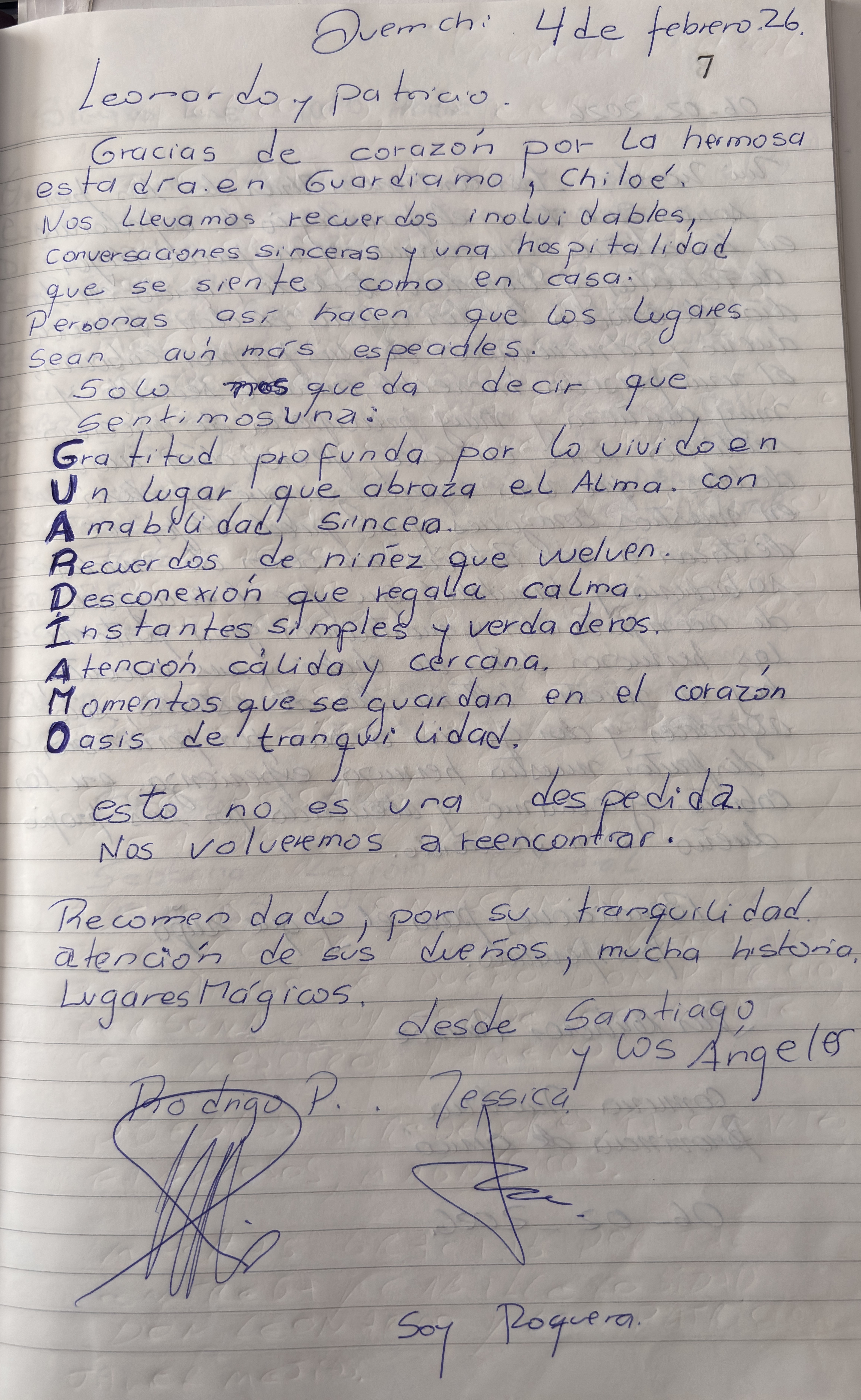 Resena escrita de visitante 5